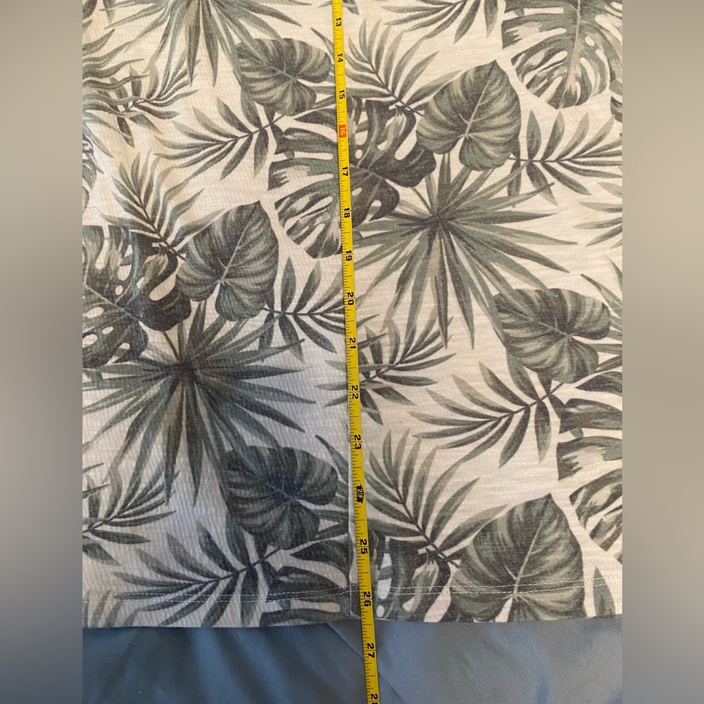 Kismet Tropical Monstera Palm Mini Sundress M | Beachy Tie Strap Summer  Resort - Picture 7 of 8